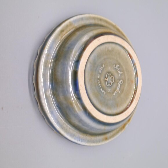 Vintage Wade Co Armagh Irish Porcelain Ashtray Hunting Scene Green 4.5" - Picture 3 of 4